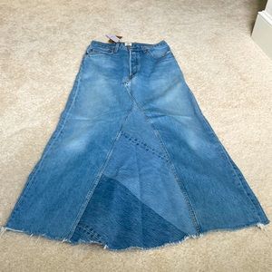 Vintage Levi’s iconic maxi denim skirt
